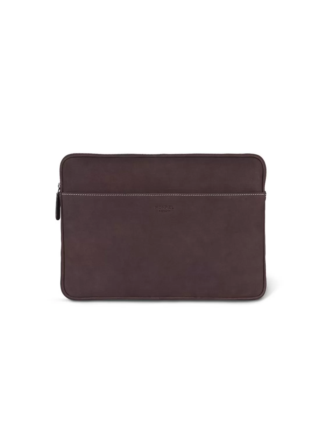 MONPIEL Other Accessories^15" Leather Laptop Sleeve Brown