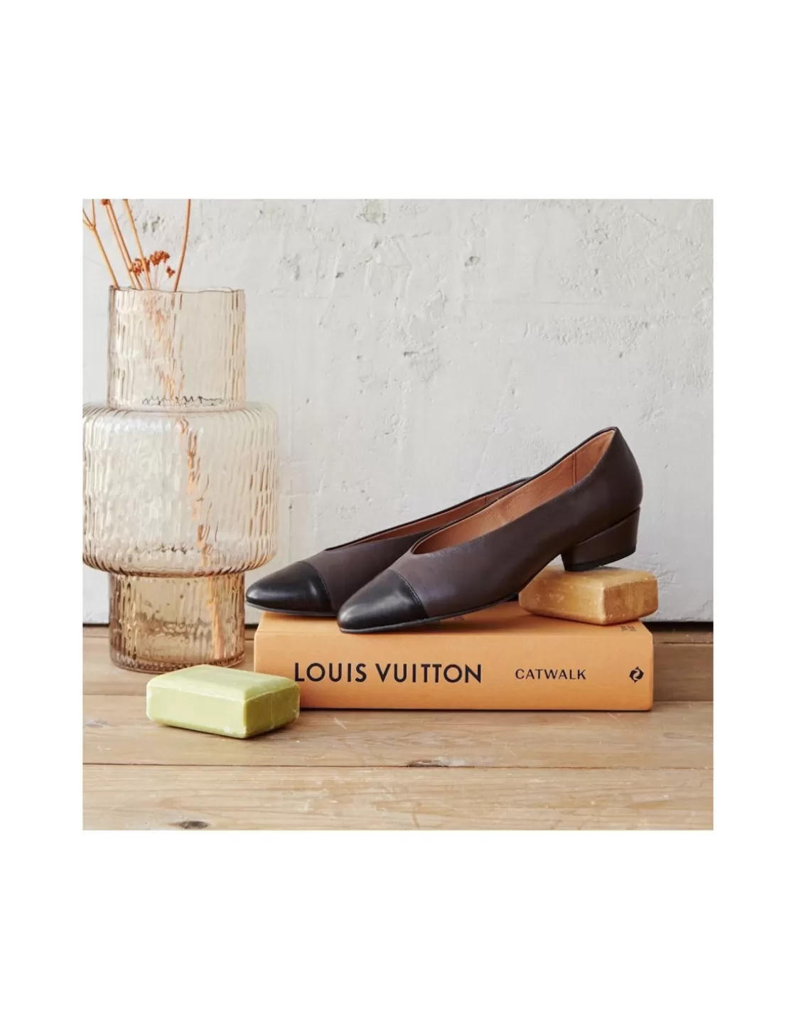 MONPIEL Ballet Flats Woman^Amelie Heel Two-Tone Toe Ballet Flat Brown