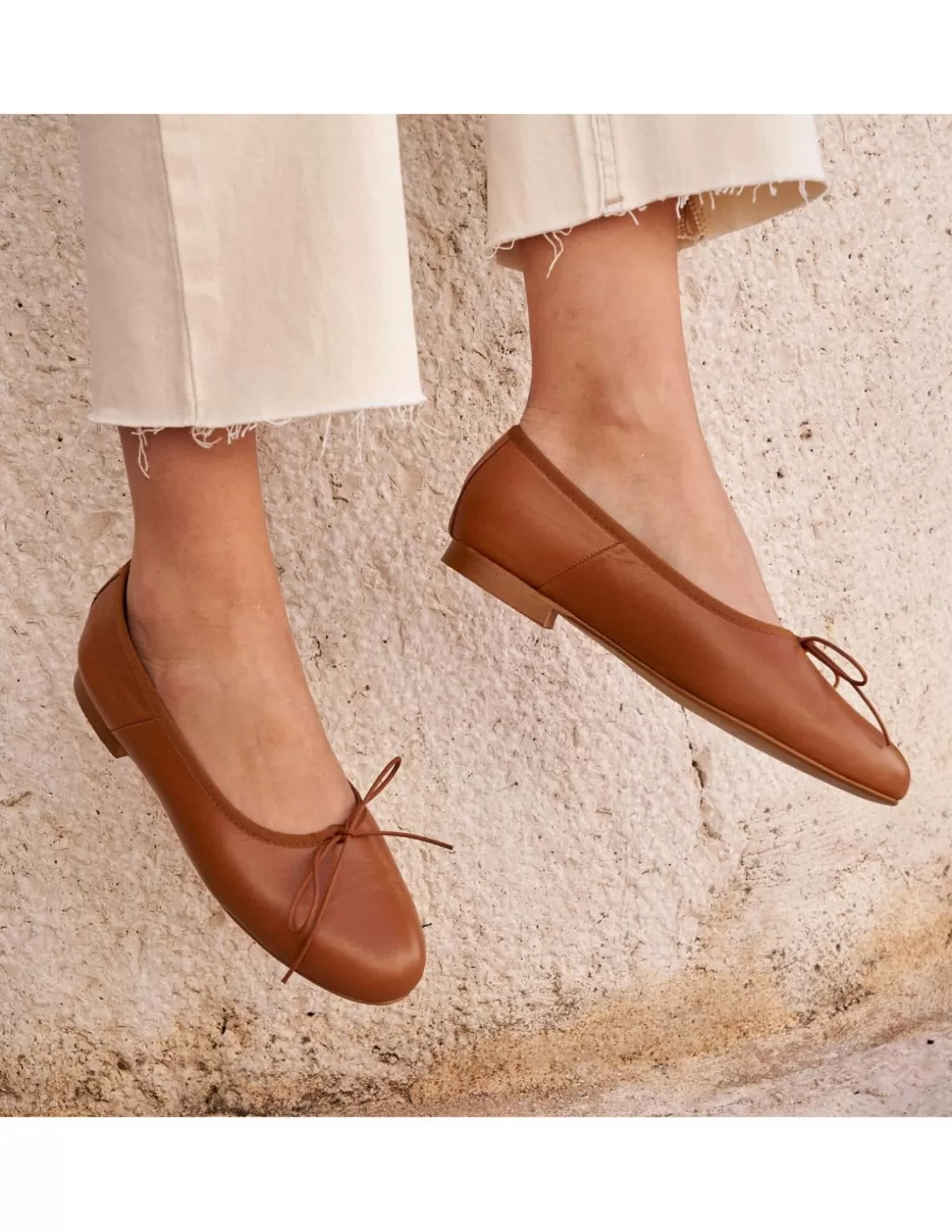 MONPIEL Ballet Flats Woman^Angela High-Top Ballerina Leather