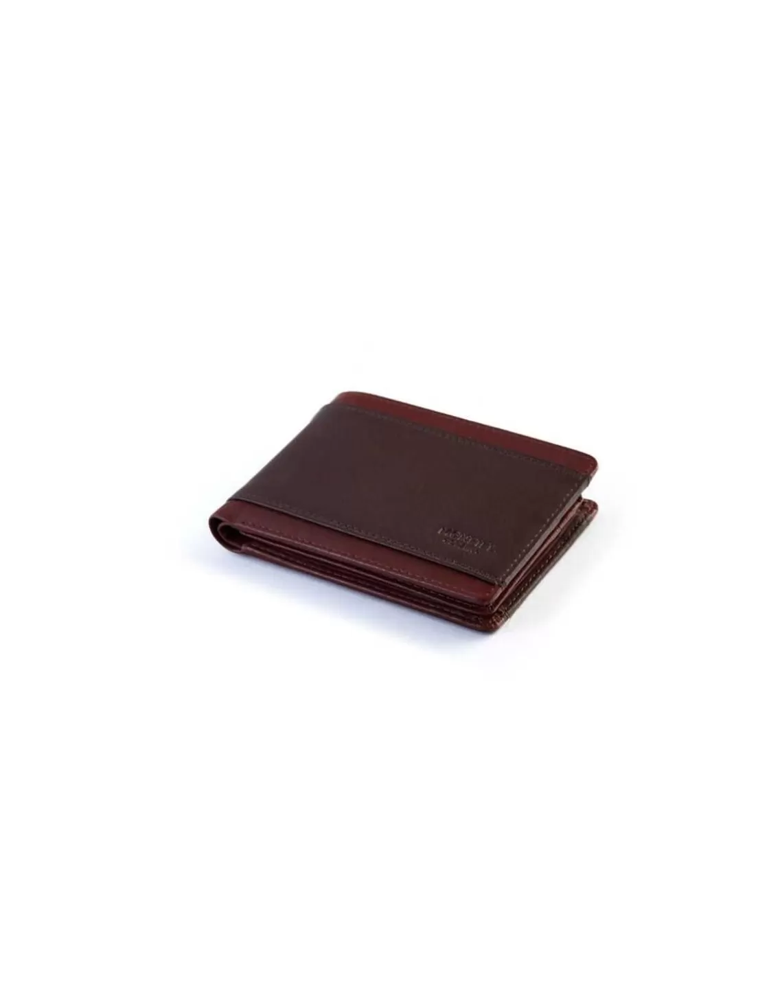 MONPIEL Men'S Leather Wallets^Bifold Leather Wallet With Extra Purse And Card Holder Lago Brown