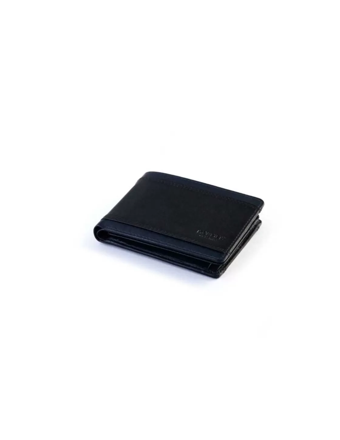MONPIEL Men'S Leather Wallets^Bifold Leather Wallet With Extra Purse And Card Holder Lago Black
