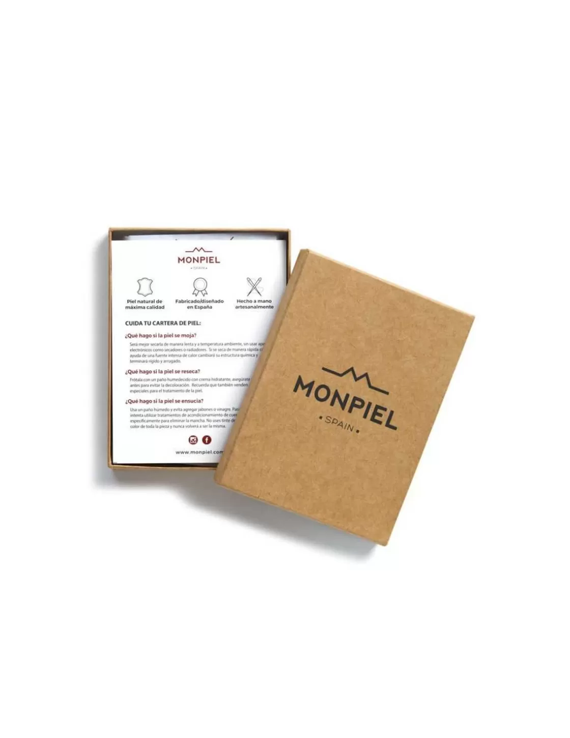MONPIEL Men'S Leather Wallets^Bifold Leather Wallet With Extra Purse And Card Holder Lago Brown
