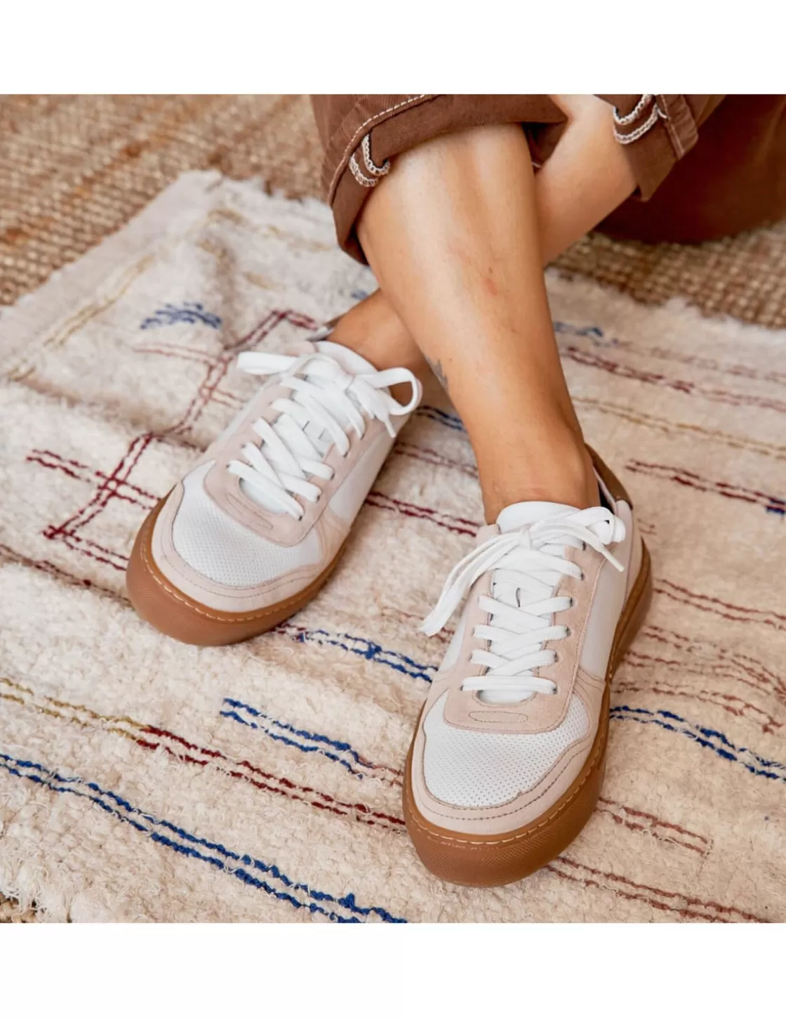 MONPIEL Leather Sneakers For Women^Cosmo Leather Sneakers