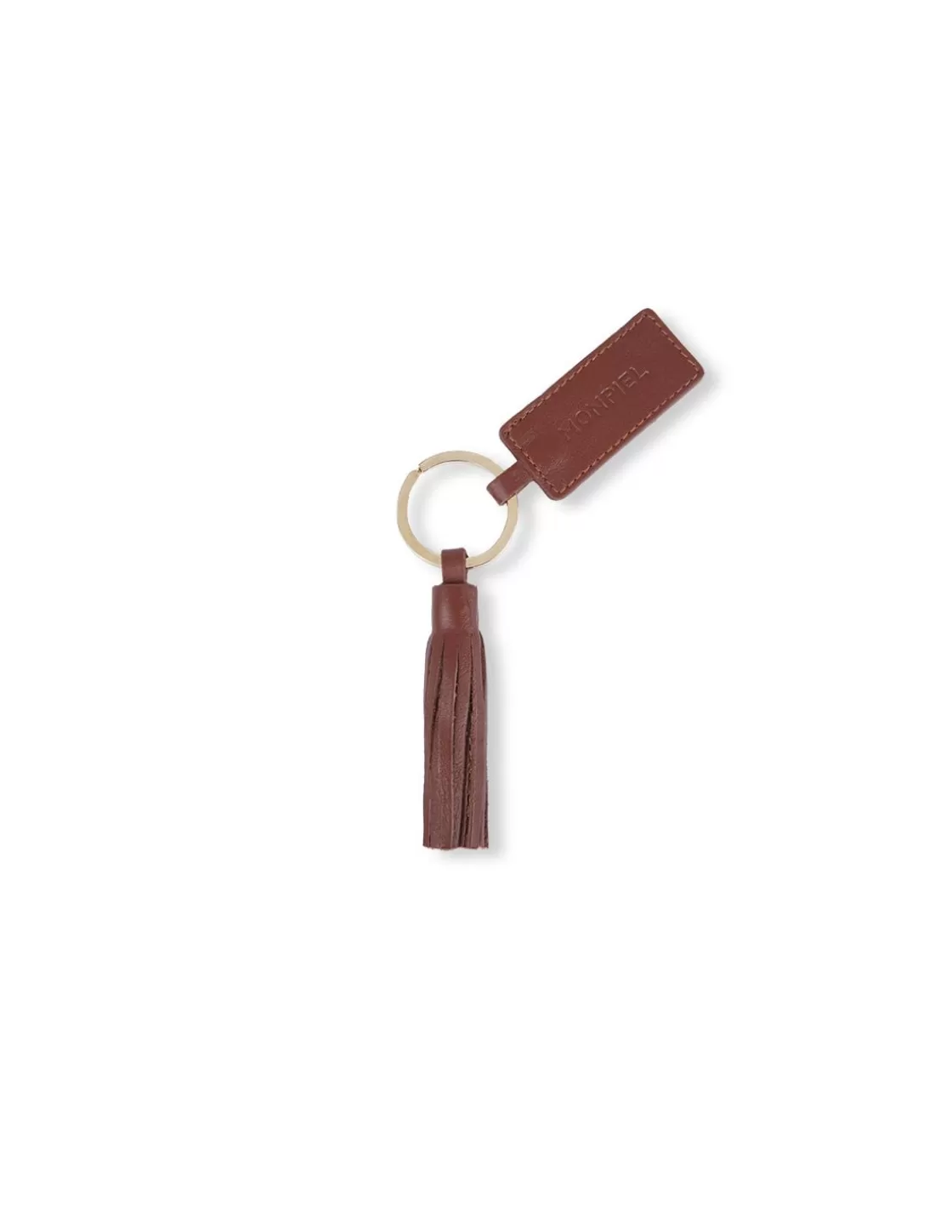MONPIEL Leather Woman Key Chain^Customizable Tassel Keychain Leather