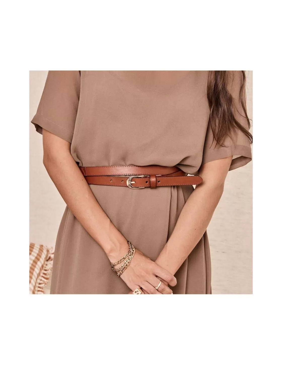 MONPIEL Women'S Leather Belts^Double Wrap Belt Leather