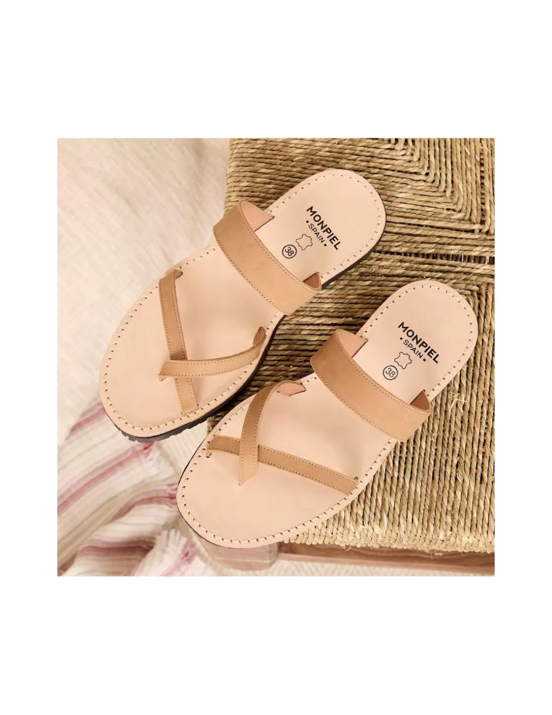 MONPIEL Women Leather Sandals^Greek Leather Sandal Santorini