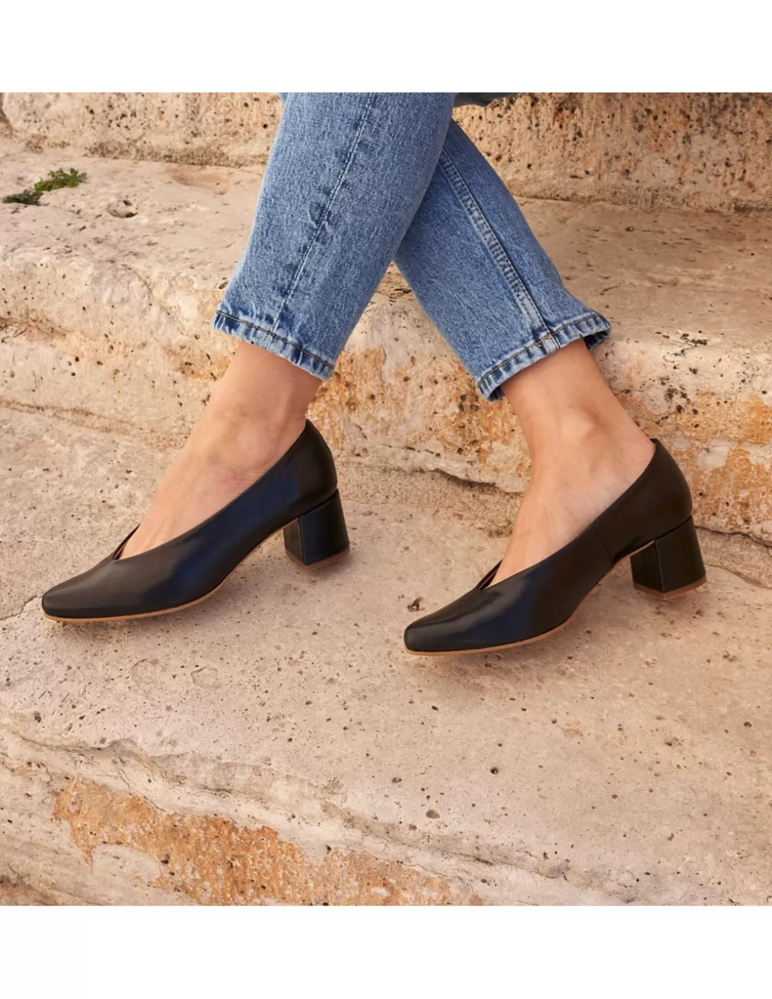 MONPIEL Ballet Flats Woman^High Heel Ballerina Amelie Black