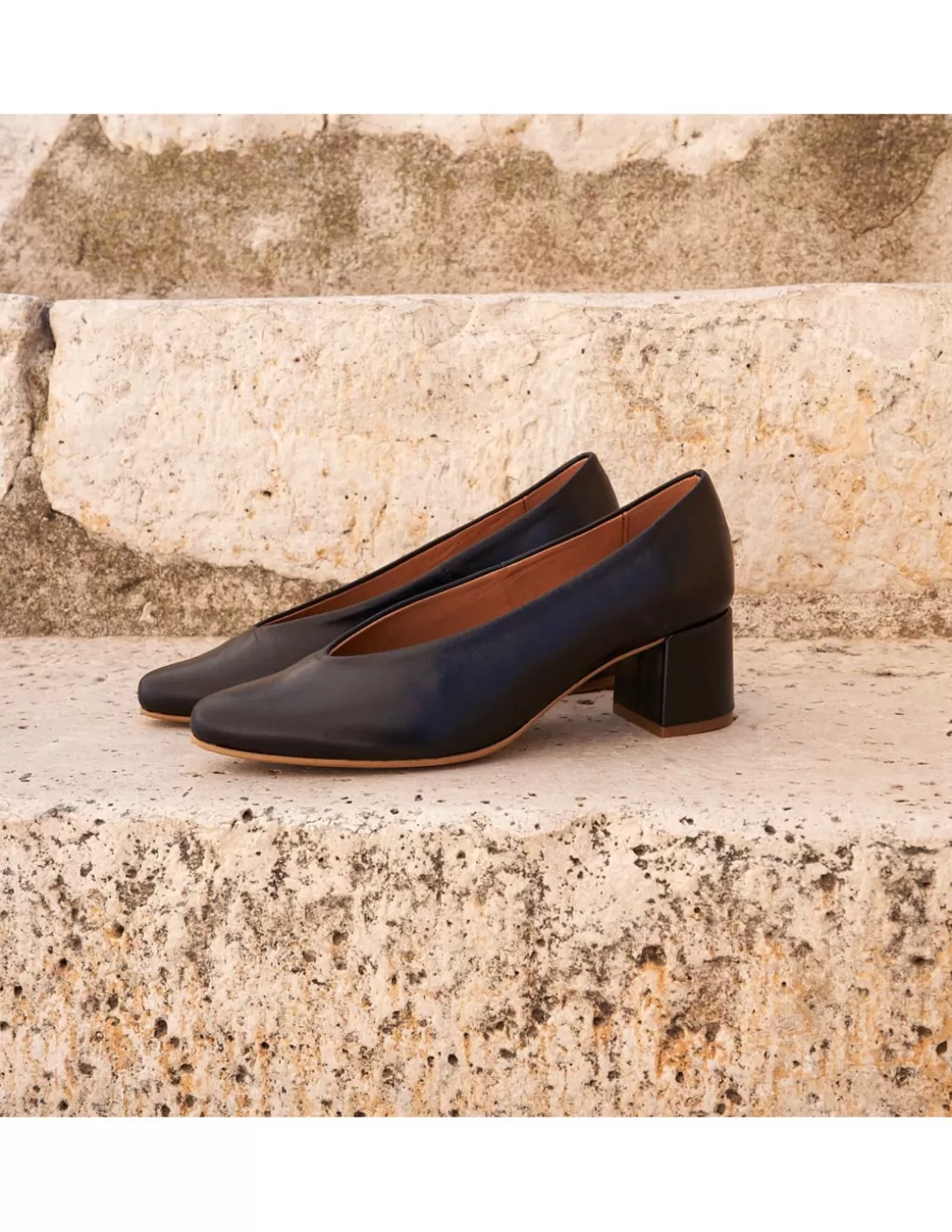 MONPIEL Ballet Flats Woman^High Heel Ballerina Amelie Black