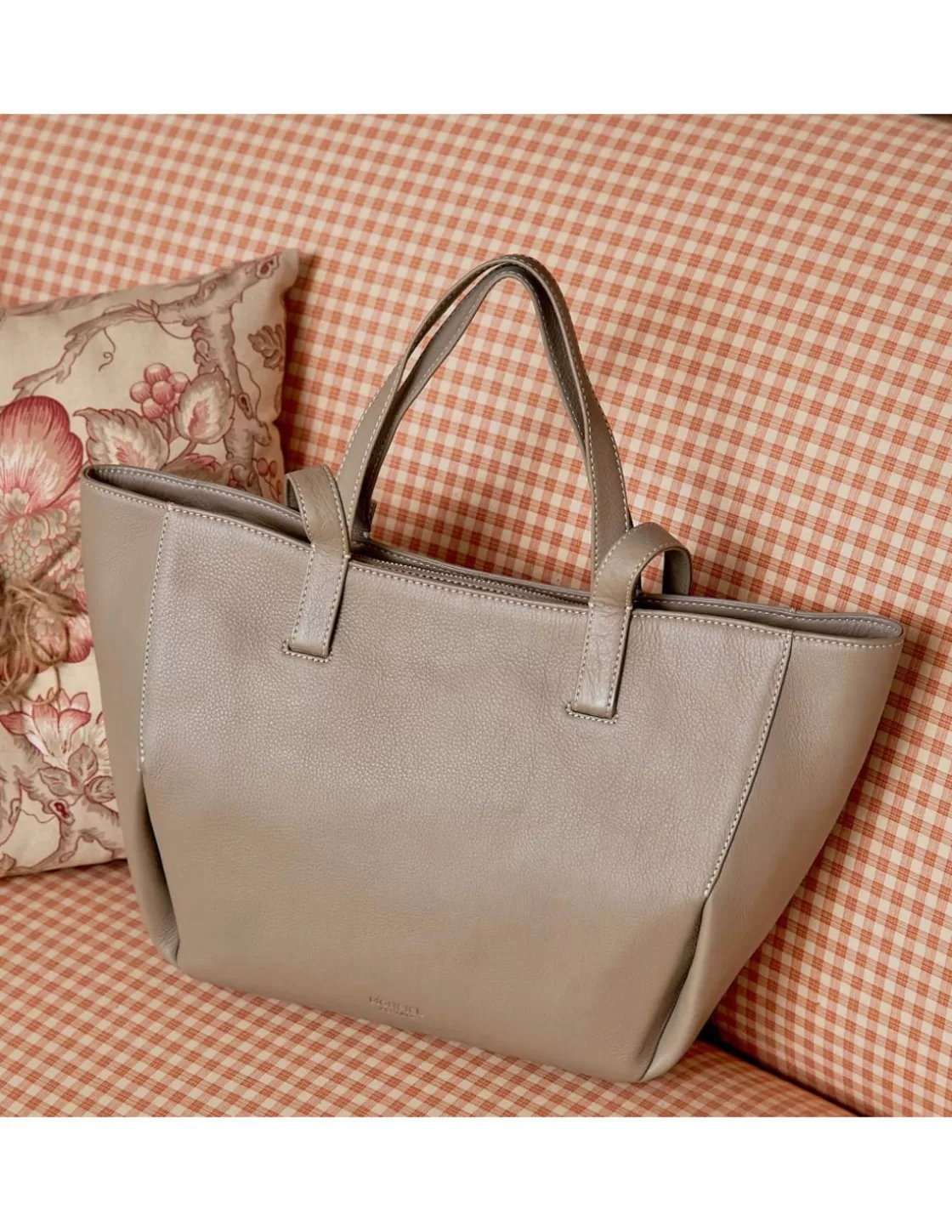 MONPIEL Women'S Leather Bag^Leather Basket Bag Mole