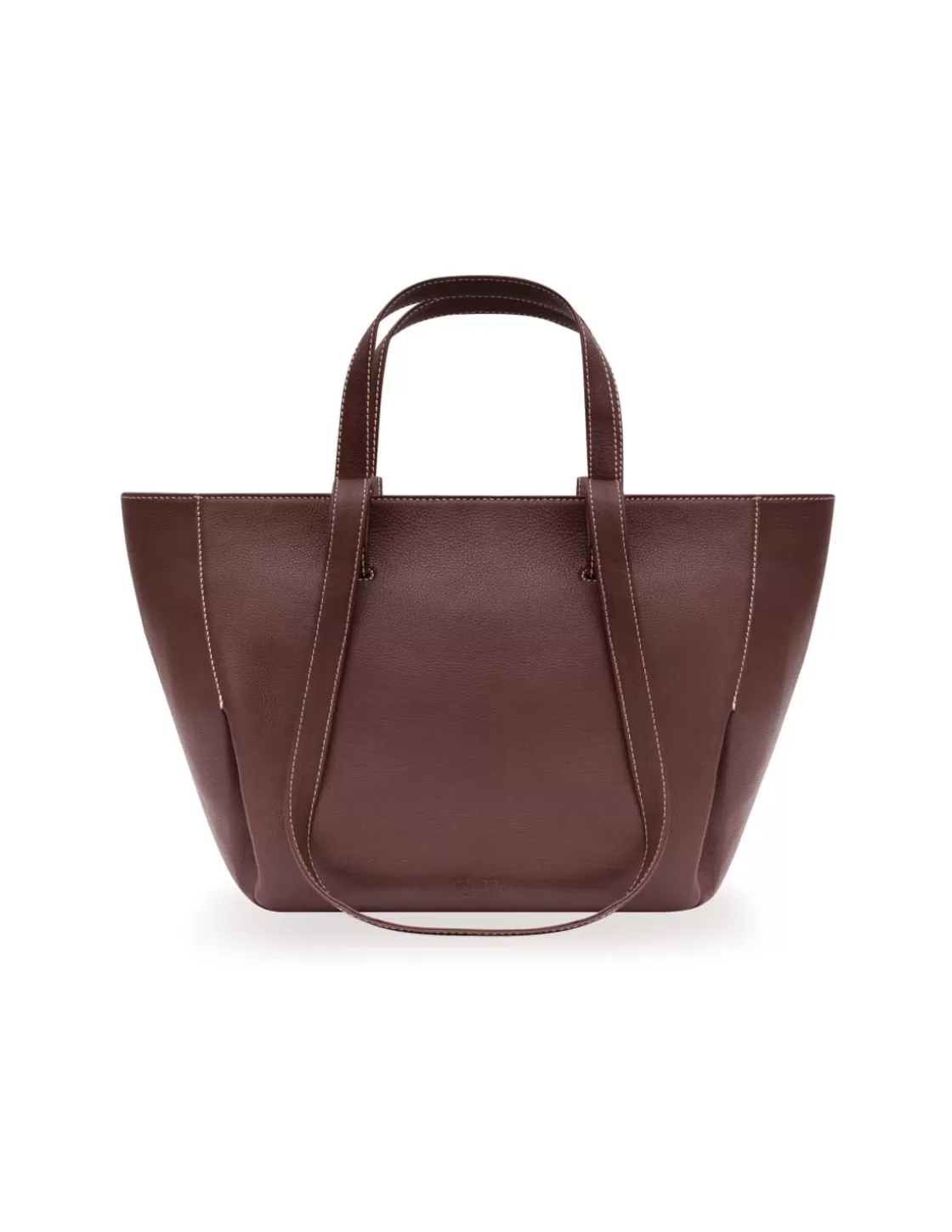 MONPIEL Women'S Leather Bag^Leather Basket Bag Maroon