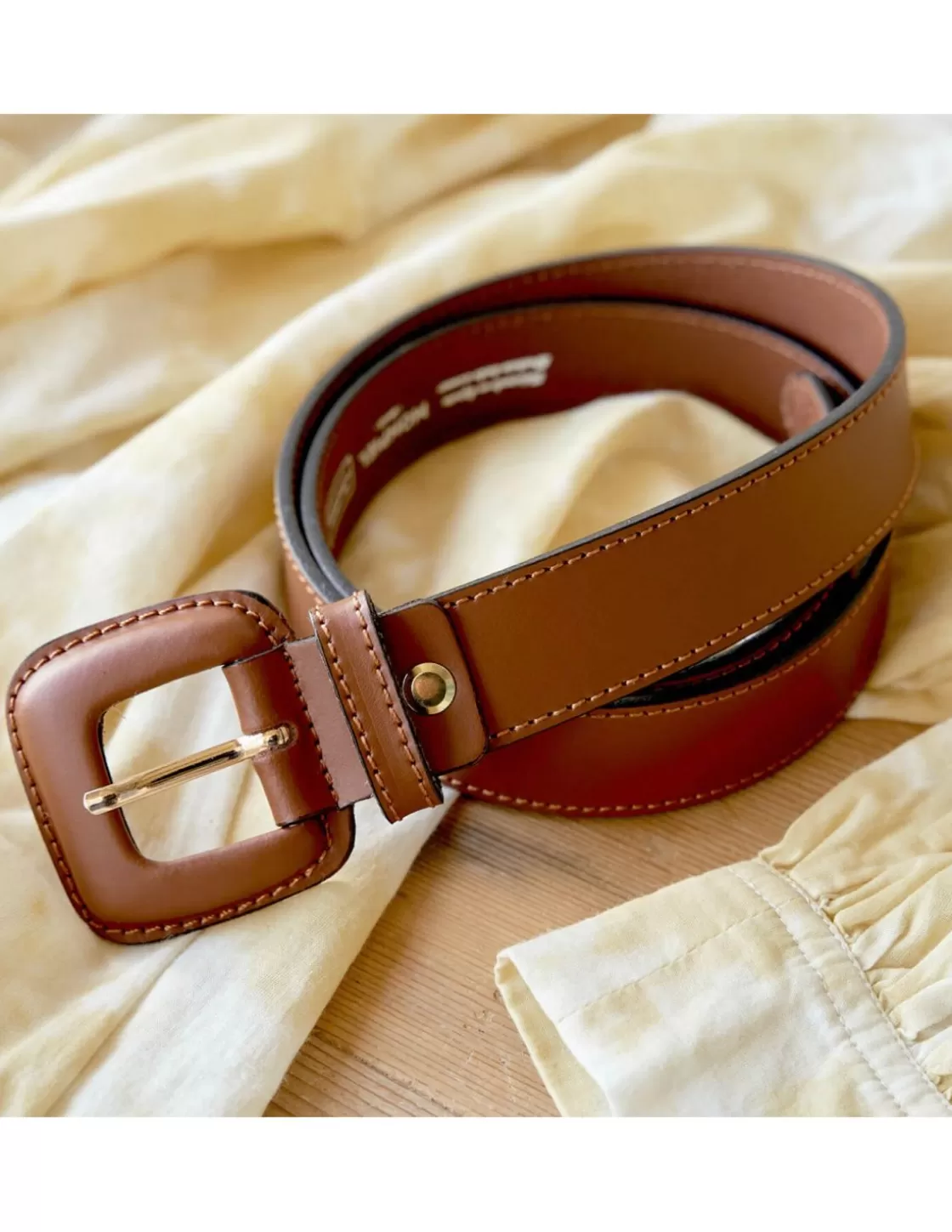 MONPIEL Women'S Leather Belts^Leather Belt Woman With Buckle Leather