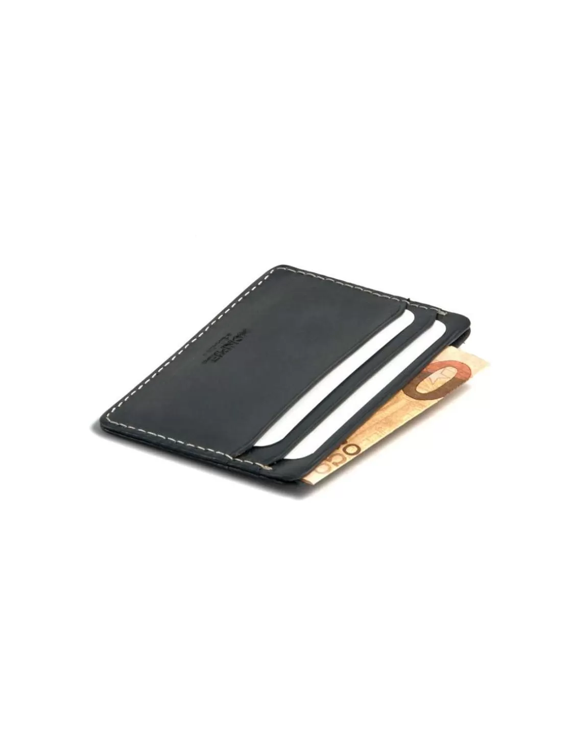 MONPIEL Leather Card Holders^Leather Card Holder Mini Blue