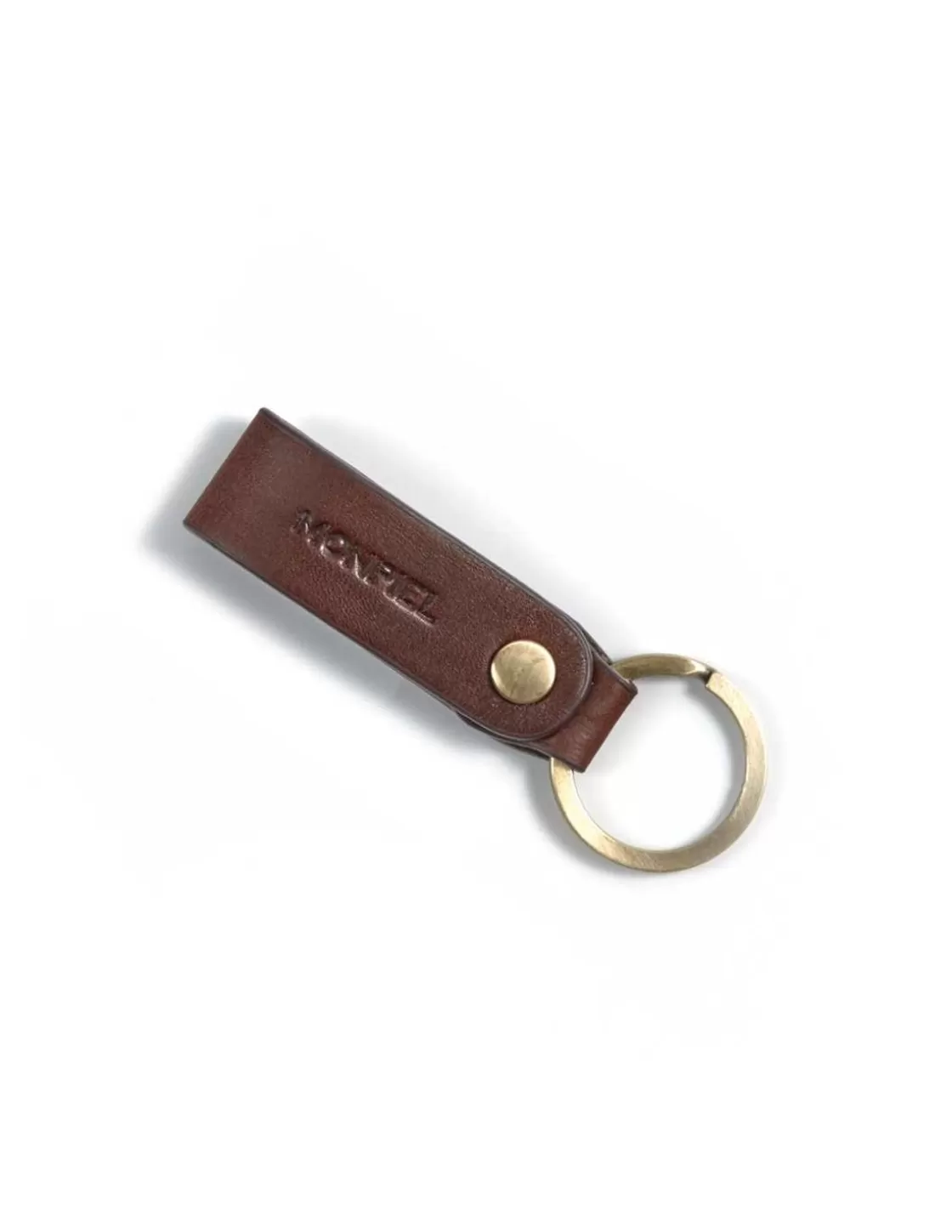 MONPIEL Men'S Leather Keyrings^Leather Keyring Hunter Brown