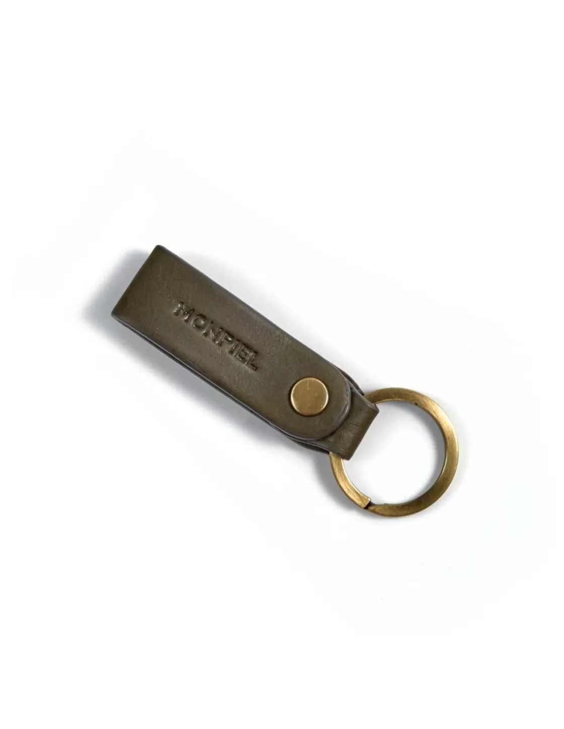 MONPIEL Men'S Leather Keyrings^Leather Keyring Hunter Green