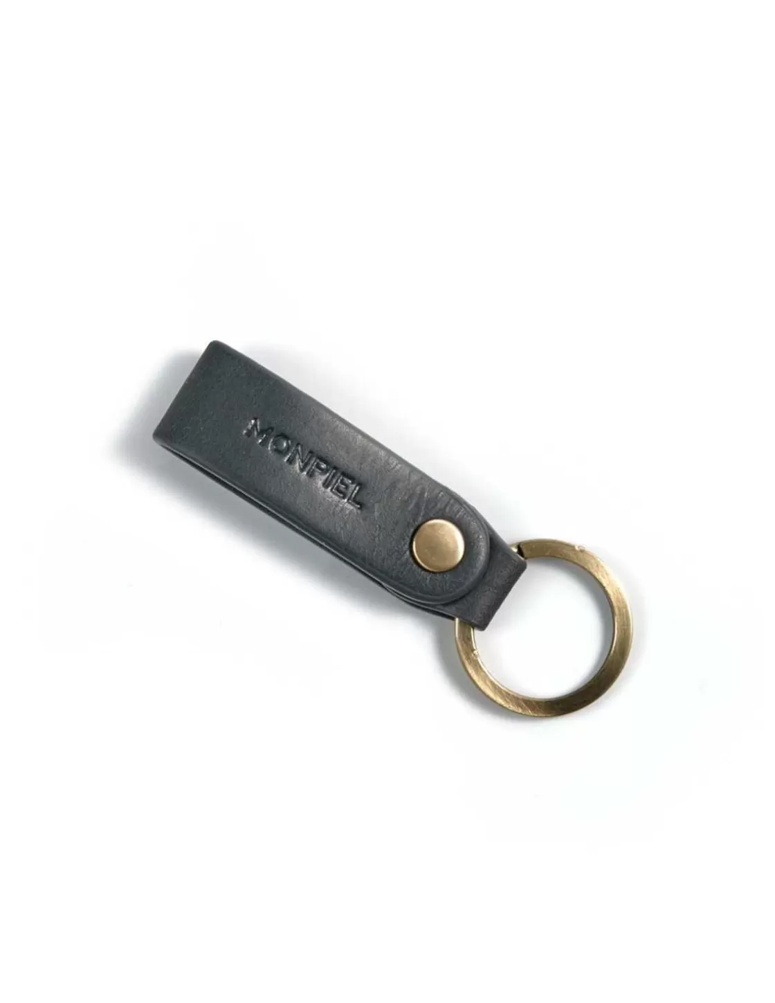 MONPIEL Men'S Leather Keyrings^Leather Keyring Hunter Blue