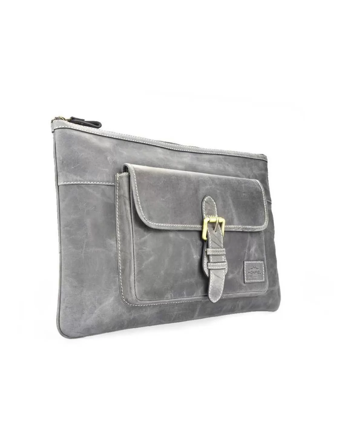 MONPIEL Other Accessories^Leather Laptop Sleeve Hunter Blue