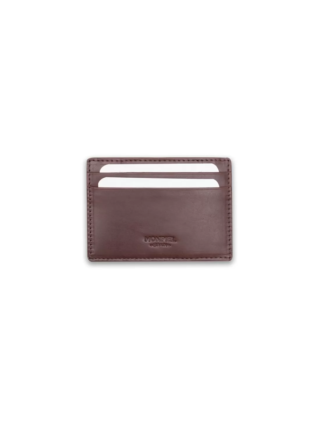 MONPIEL Leather Card Holders^Leather Magic Card Holder Brown