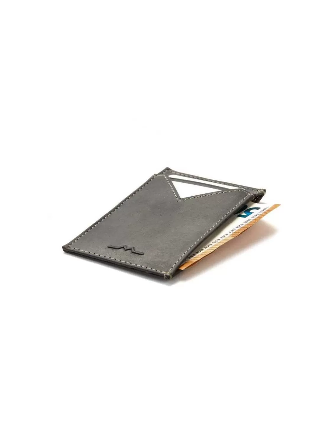 MONPIEL Leather Card Holders^Leather Man Card Holder Slim Blue