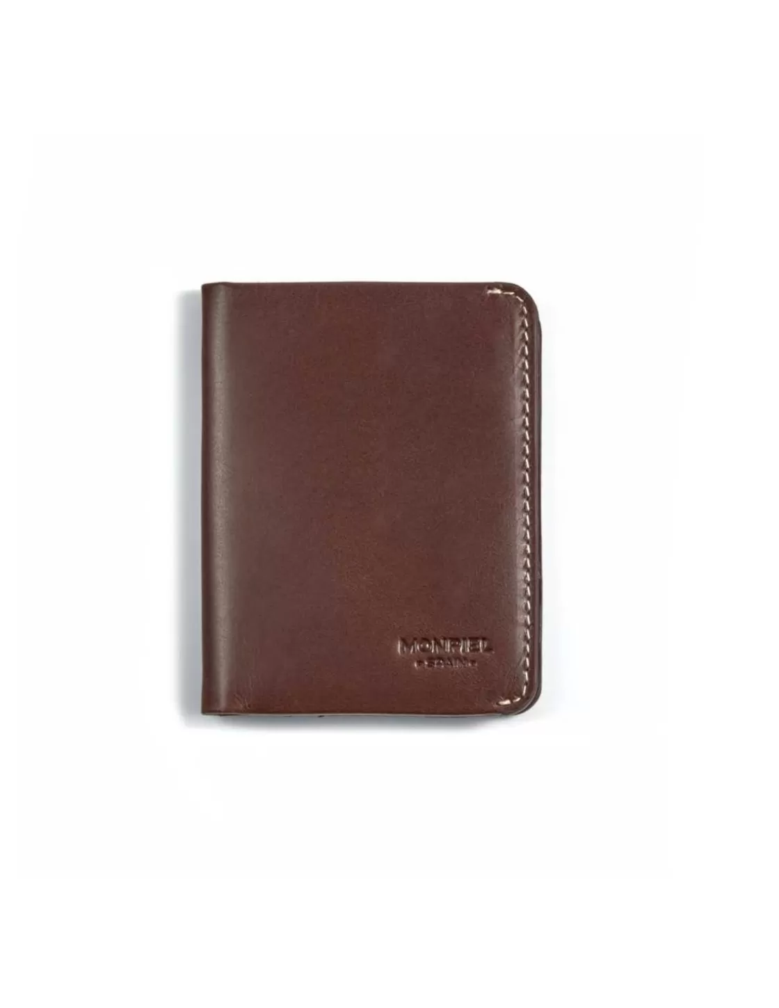 MONPIEL Men'S Leather Wallets^Leather Small Men'S Wallet Mini Brown