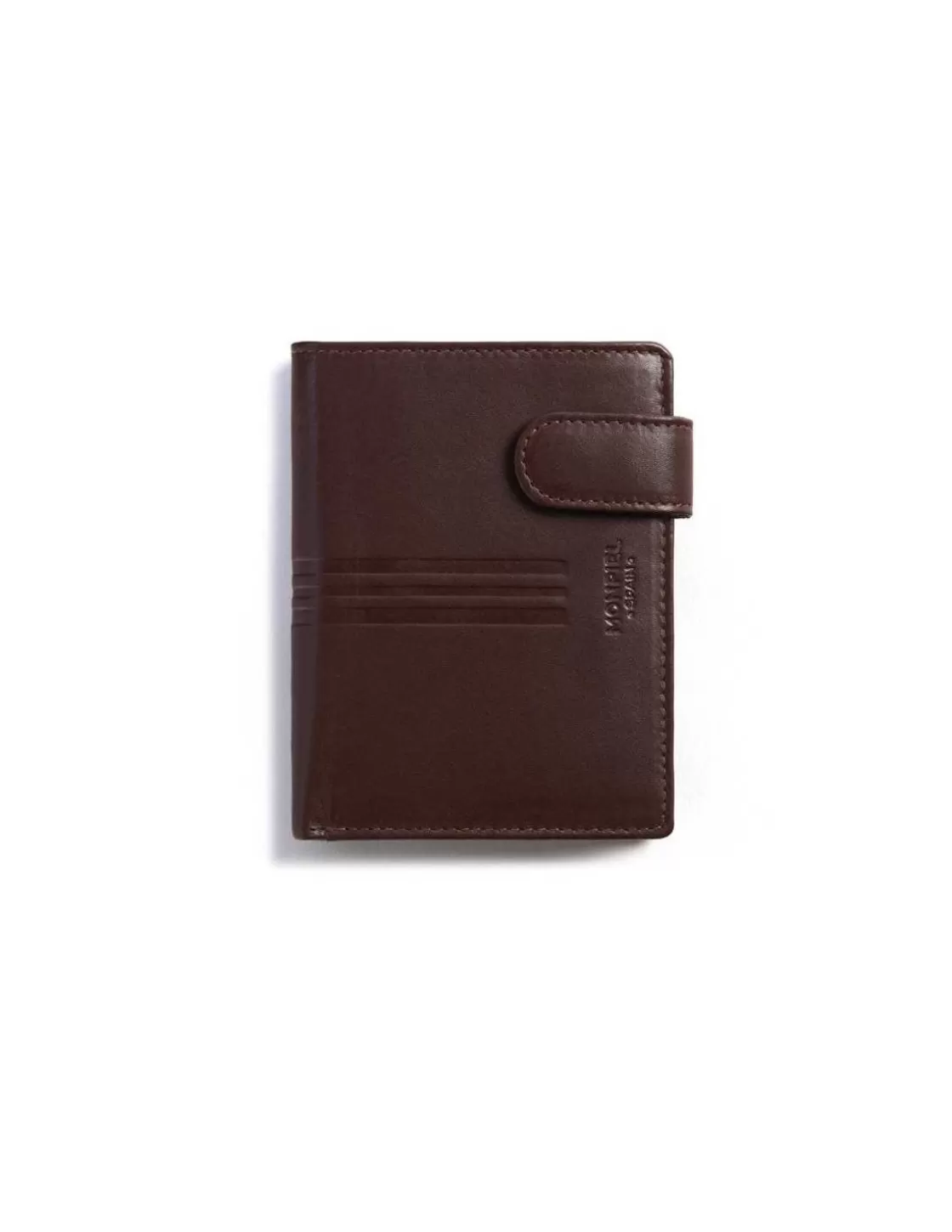 MONPIEL Men'S Leather Wallets^Leather Wallet With Loop And Coin Pocket Mountain Brown