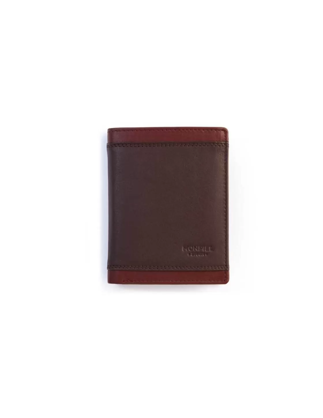 MONPIEL Men'S Leather Wallets^Leather Wallet With Purse Lago Brown