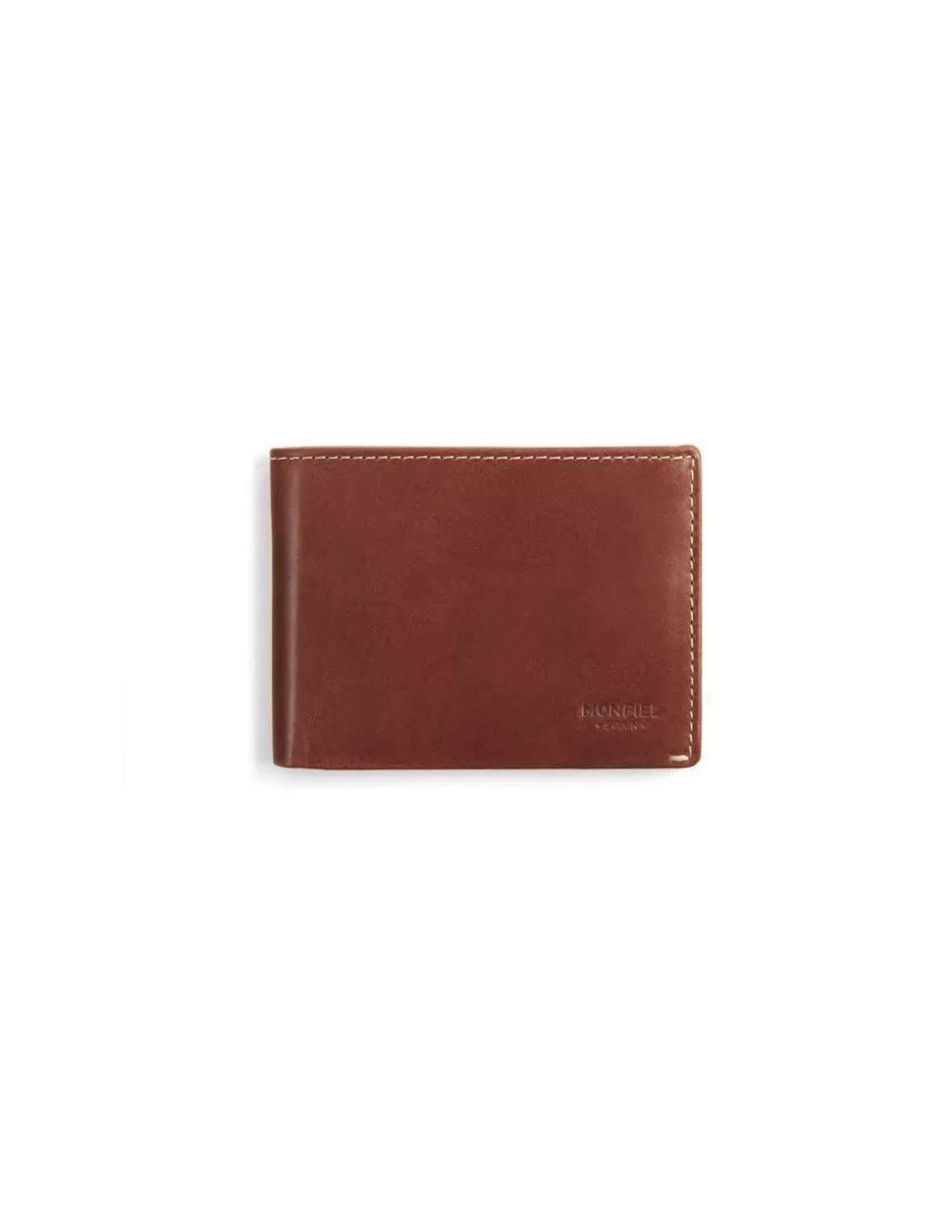 MONPIEL Men'S Leather Wallets^Man Leather Bifold Wallet Mini Havana