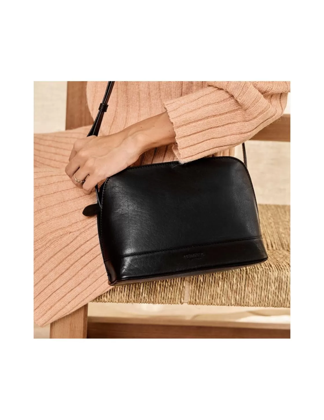 MONPIEL Women'S Leather Bag^Medium Leather Bag Black