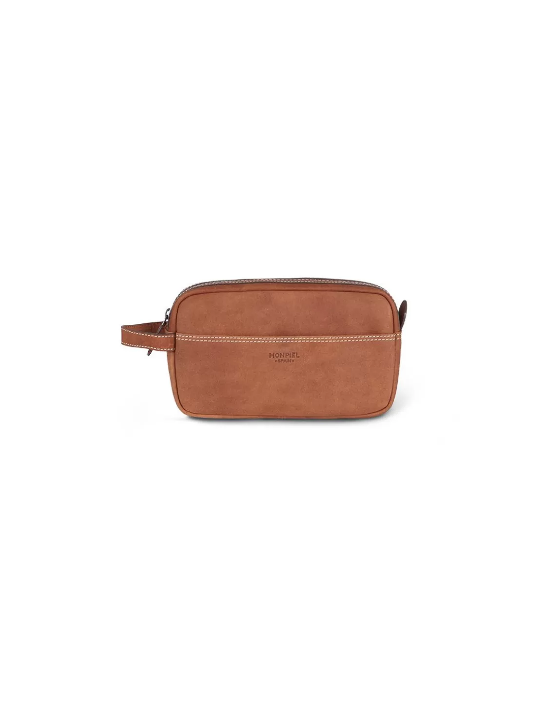 MONPIEL Other Accessories^Men'S Leather Toiletry Bag - Handbag Hunter Havana