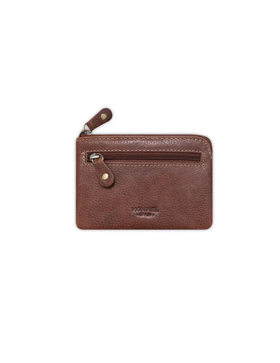 MONPIEL Men'S Leather Purse^Men'S Pocket Purse Havana