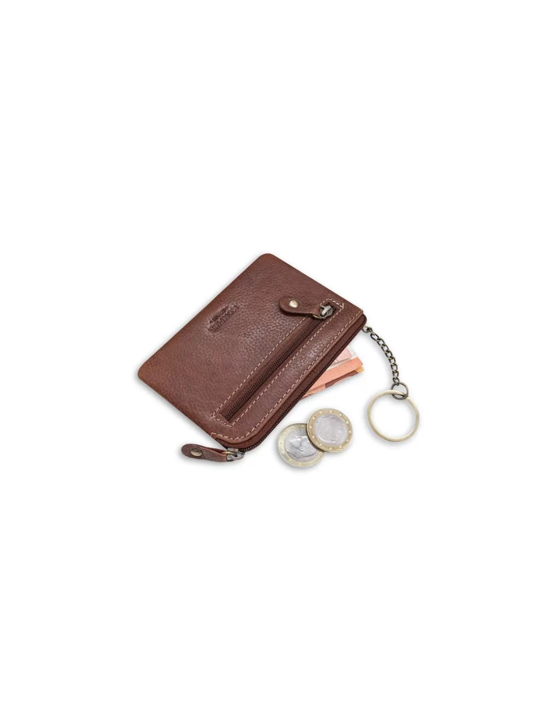 MONPIEL Men'S Leather Purse^Men'S Pocket Purse Havana