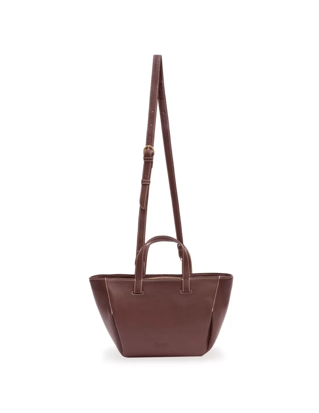 MONPIEL Women'S Leather Bag^Mini Leather Basket Bag Maroon