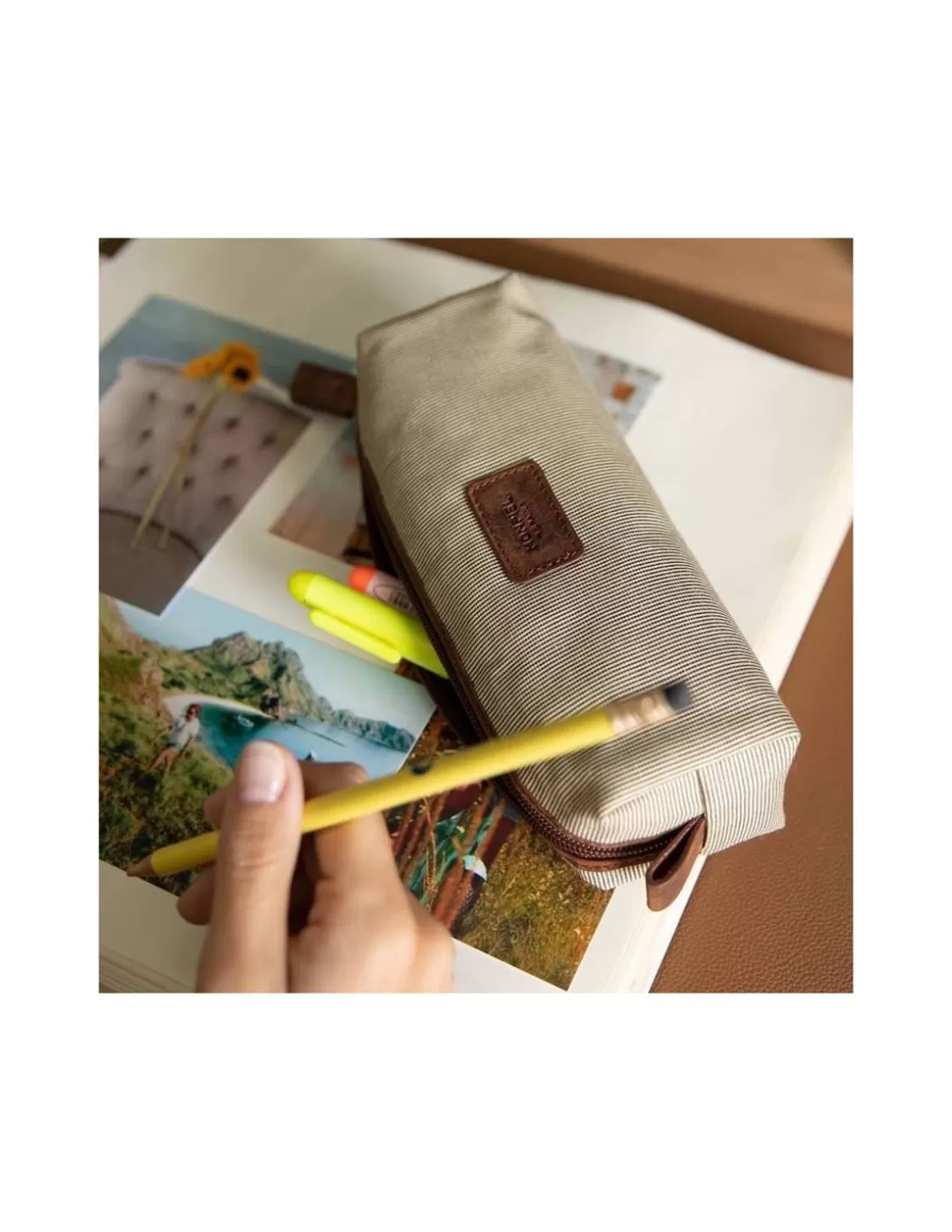 MONPIEL Other Accessories^Pencil Case Beige