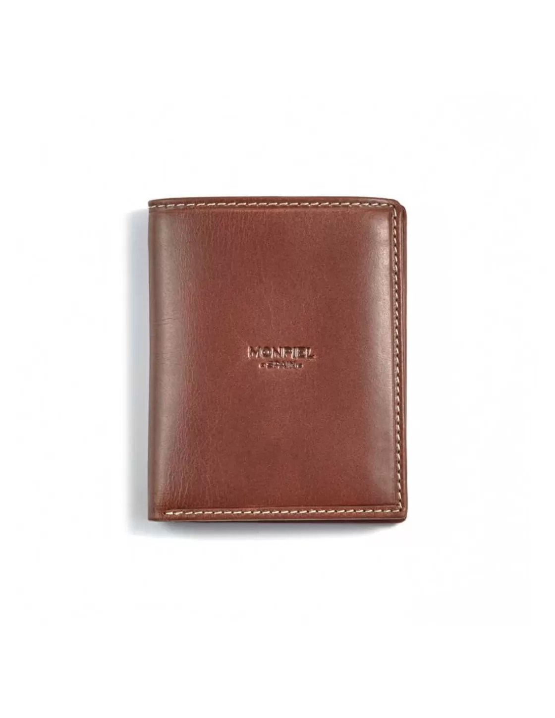 MONPIEL Men'S Leather Wallets^Simple Central Logo Wallet Leather