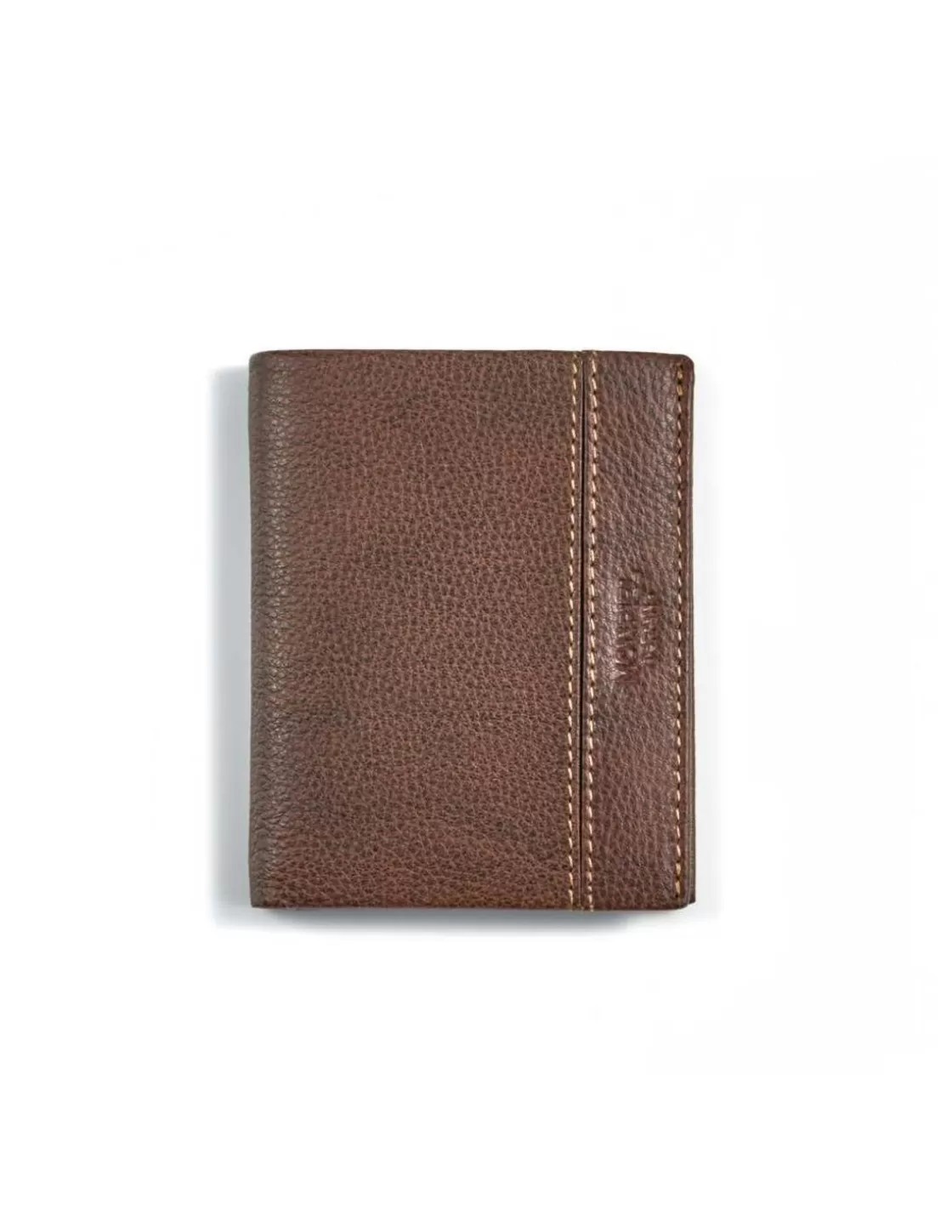 MONPIEL Men'S Leather Wallets^Simple Two Tone Wallet Brown