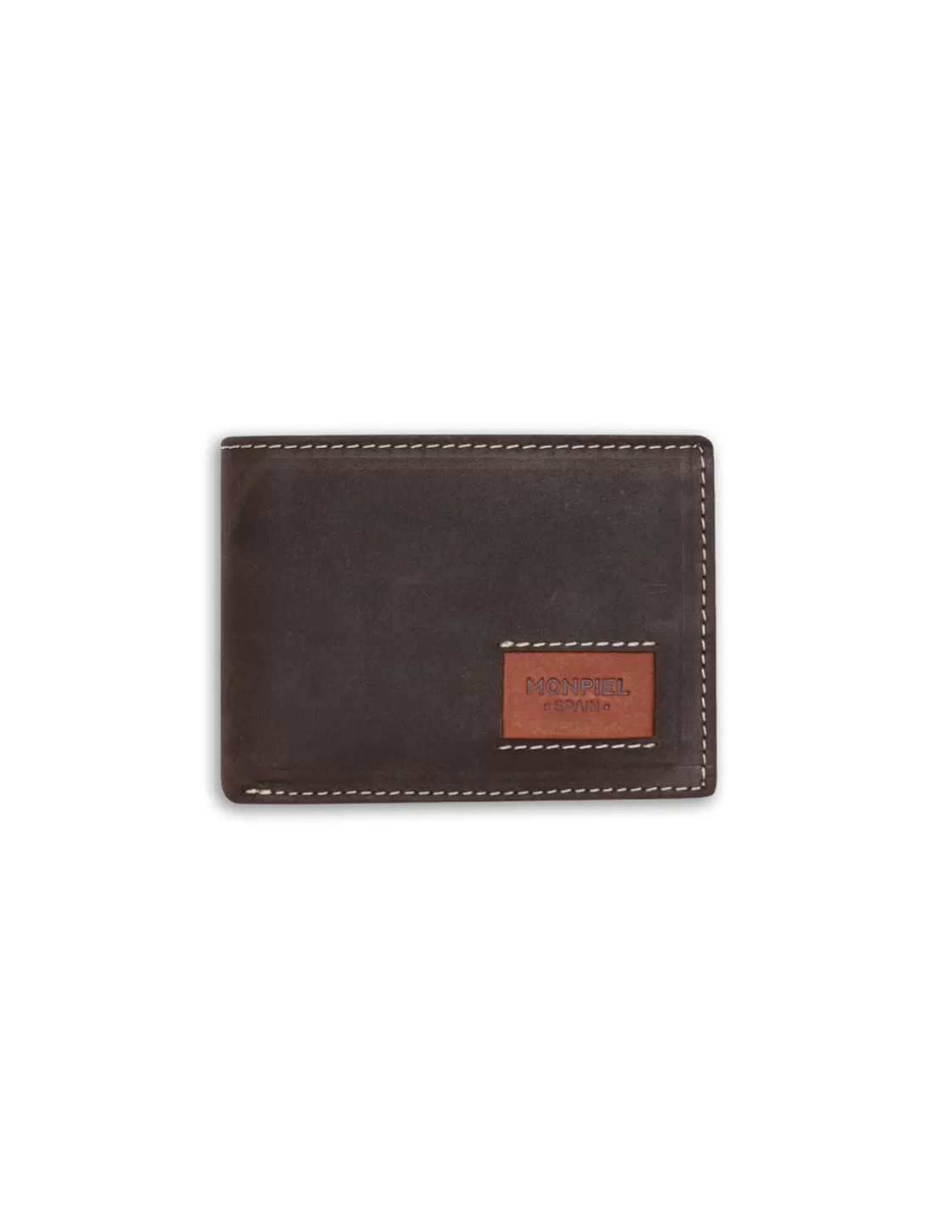 MONPIEL Men'S Leather Wallets^Small American Wallet Brown