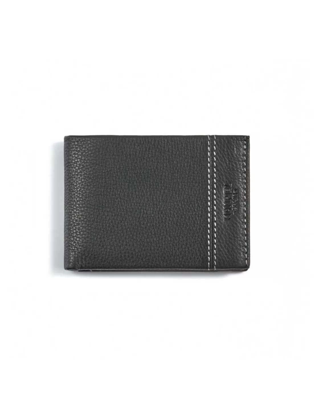 MONPIEL Men'S Leather Wallets^Small American With Two Tone Purse Black