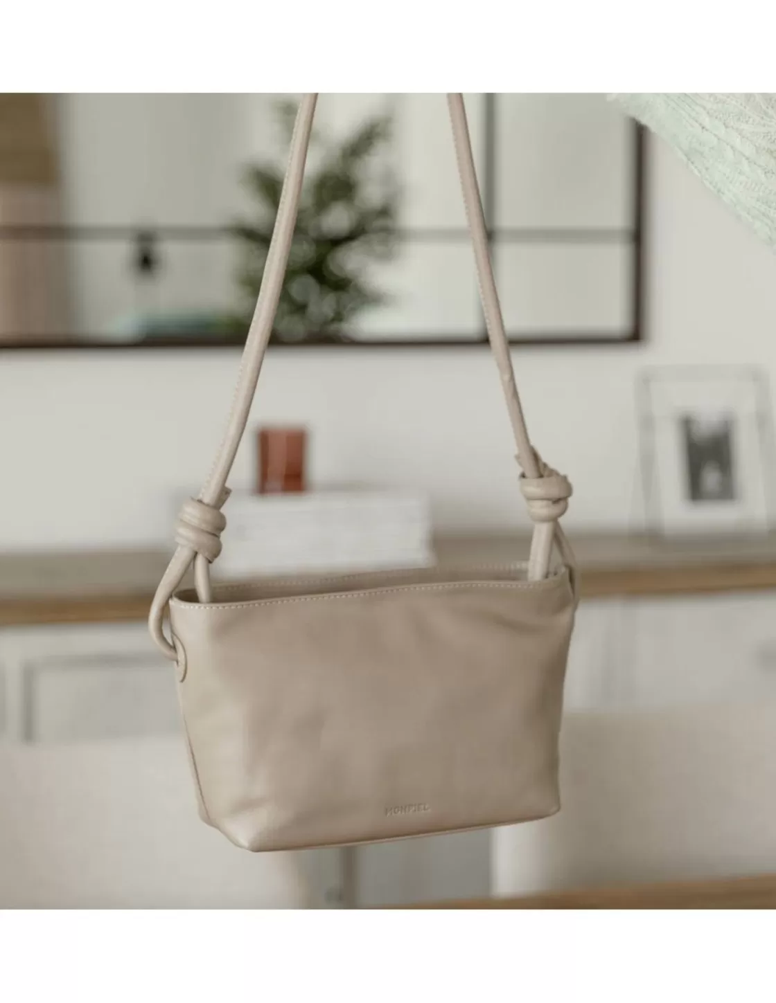 MONPIEL Women'S Leather Bag^Small Knots Bag Mole