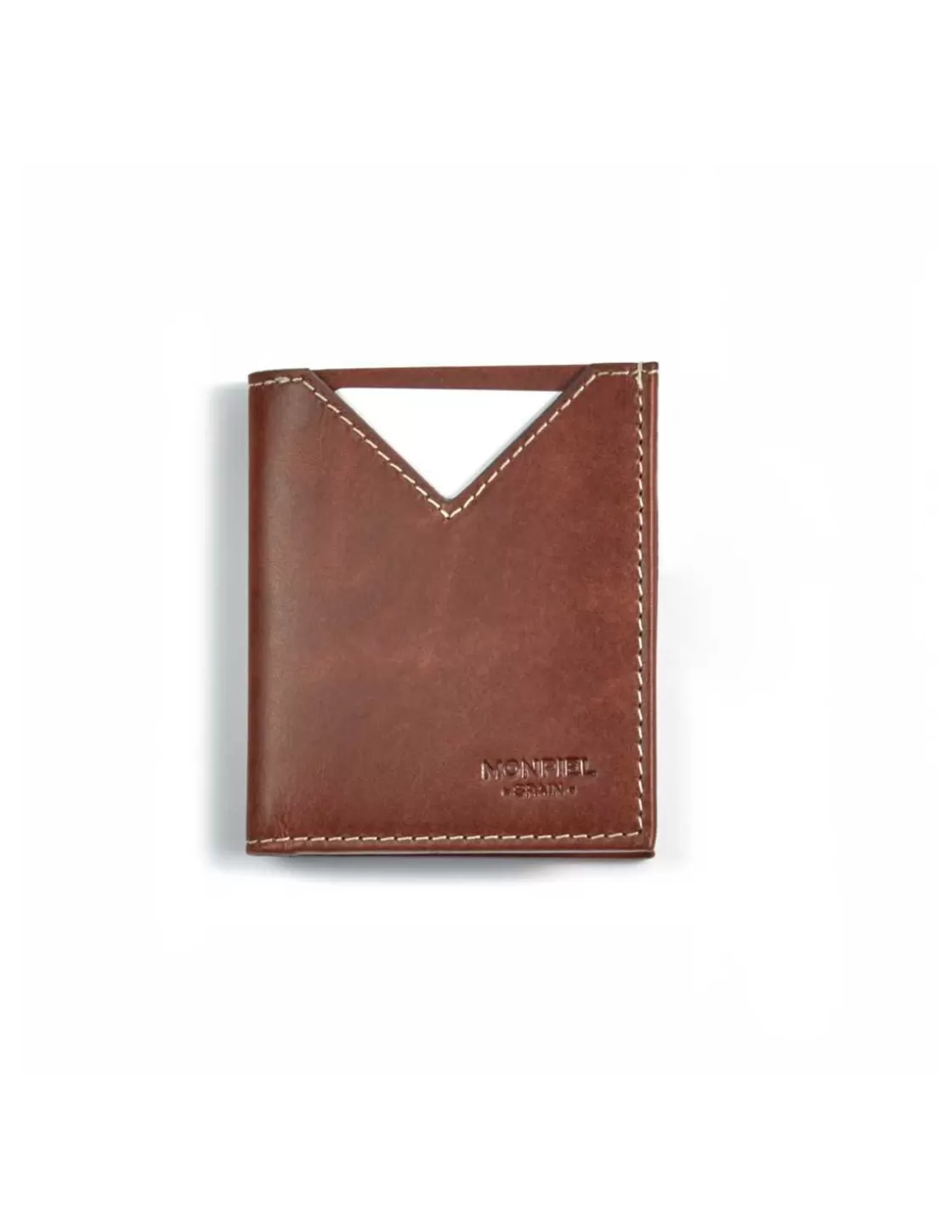 MONPIEL Men'S Leather Wallets^Small Men'S Wallet Slim Havana