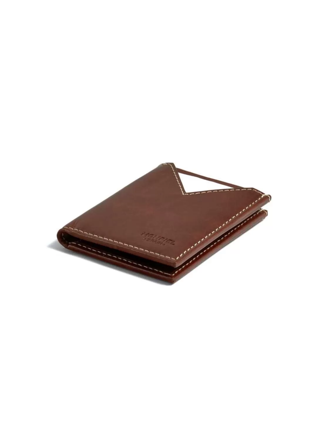 MONPIEL Men'S Leather Wallets^Small Men'S Wallet Slim Havana