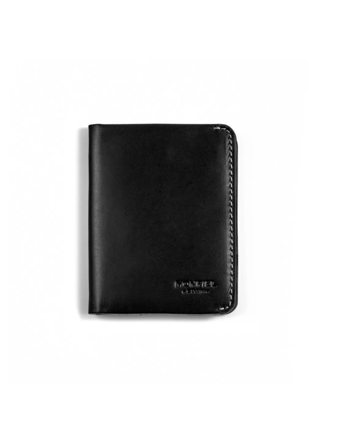 MONPIEL Men'S Leather Wallets^Small Men'S Wallet With Coin Pocket Mini Black