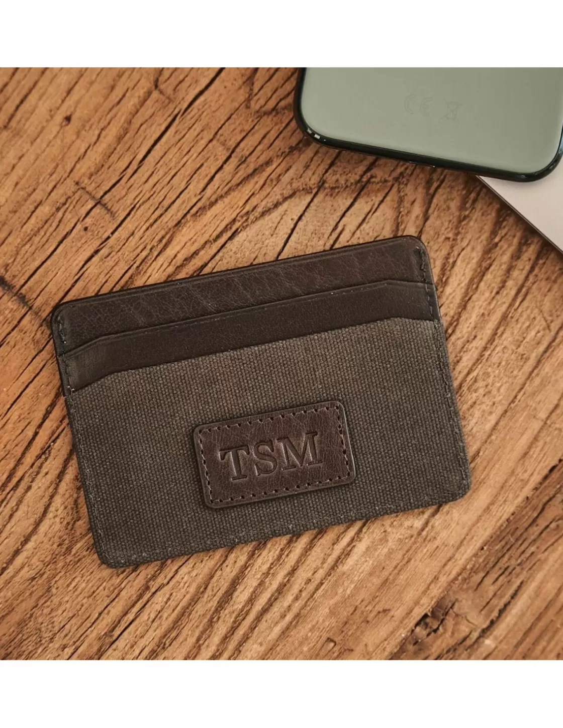 MONPIEL Leather Card Holders^Sport Card Holder Green