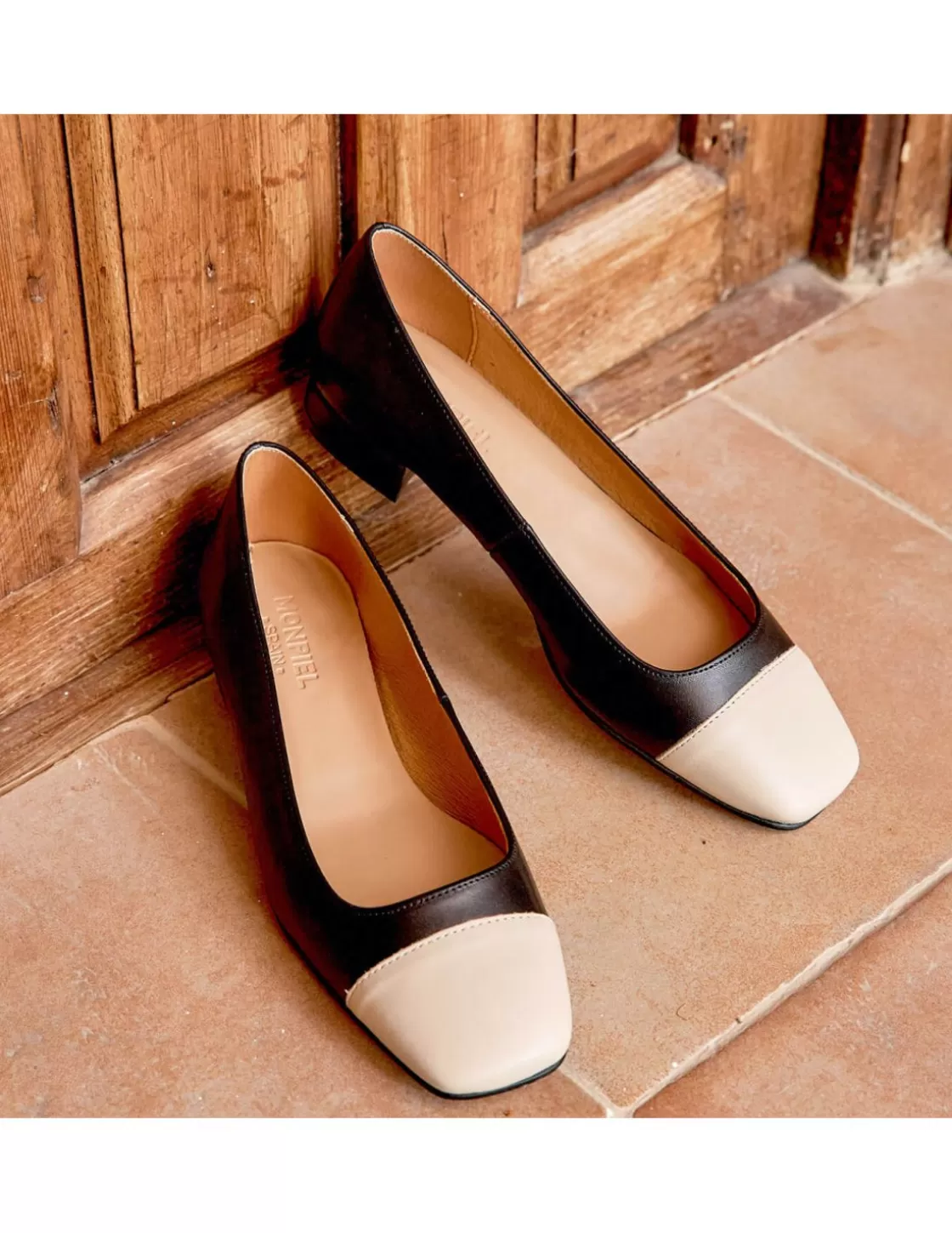 MONPIEL Ballet Flats Woman^Square Toe Shoe Gabi Black