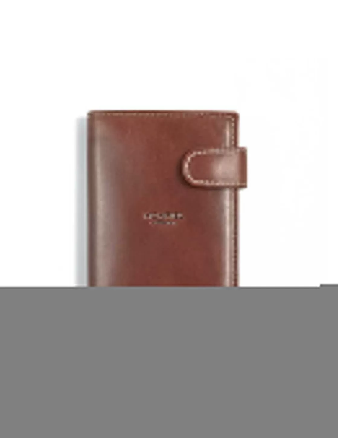 MONPIEL Men'S Leather Wallets^Wallet With Clasp And Interior Purse Central Logo Leather