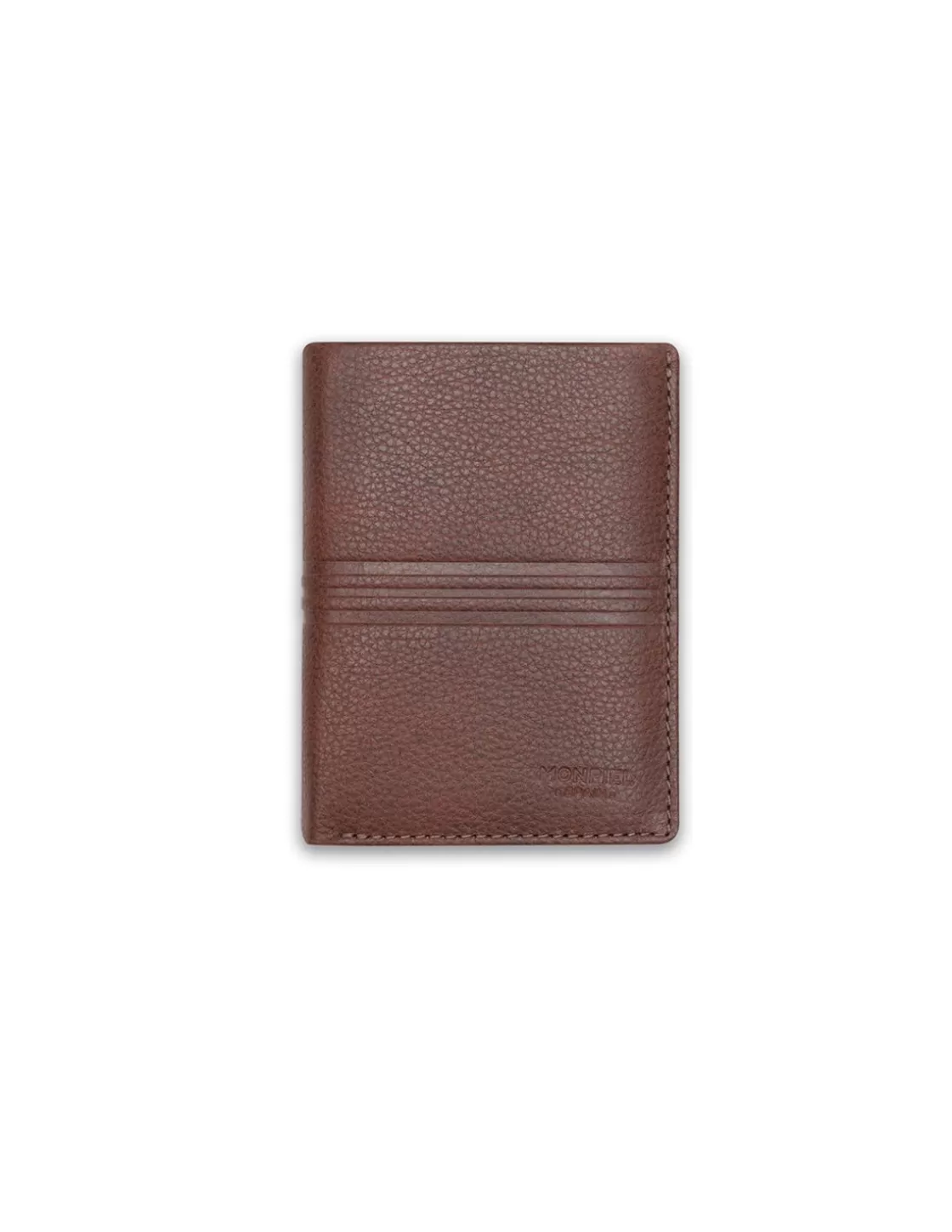 MONPIEL Men'S Leather Wallets^Wallet With Inner Loop And Stamped Purse Havana