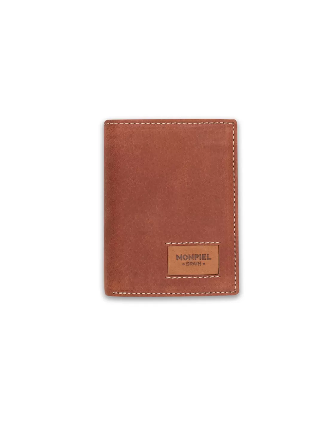 MONPIEL Men'S Leather Wallets^Wallet With Purse Inside Patch With Logo Havana
