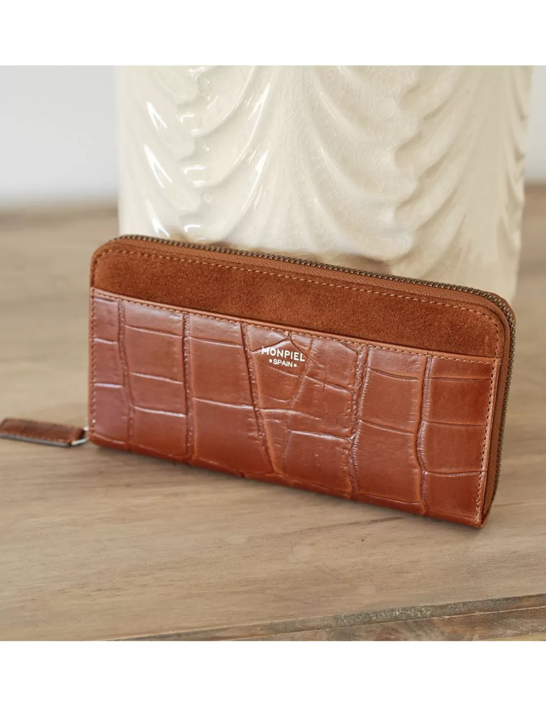 MONPIEL Women'S Leather Wallets^Woman Zip Wallet Leather
